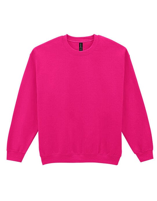 Gildan 18000 Heavy Blend Adult Crew Sweatshirt - Heliconia