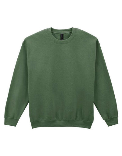 Gildan 18000 Heavy Blend Adult Crew Sweatshirt - Military Green