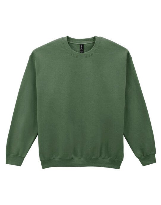 Gildan 18000 Heavy Blend Adult Crew Sweatshirt - Military Green