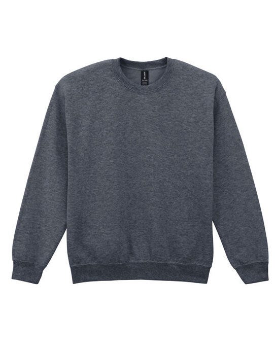 Gildan 18000 Heavy Blend Adult Crew Sweatshirt - Dark Heather