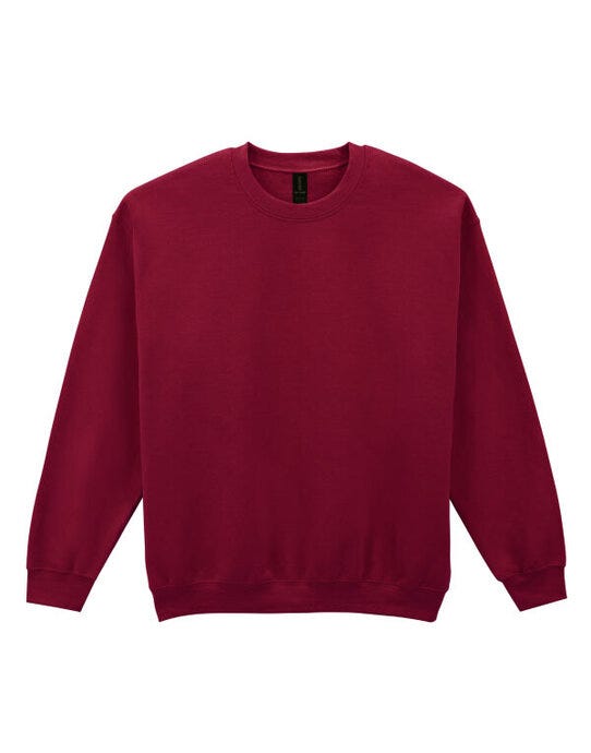 Gildan 18000 Heavy Blend Adult Crew Sweatshirt - Cherry Red