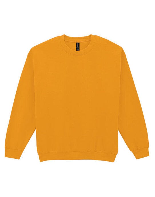 Gildan 18000 Heavy Blend Adult Crew Sweatshirt - Gold