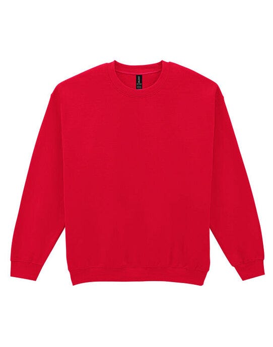 Gildan 18000 Heavy Blend Adult Crew Sweatshirt - Red