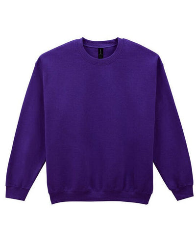 Gildan 18000 Heavy Blend Adult Crew Sweatshirt - Purple