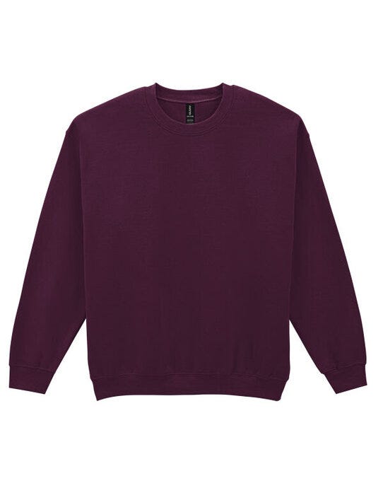 Gildan 18000 Heavy Blend Adult Crew Sweatshirt - Maroon