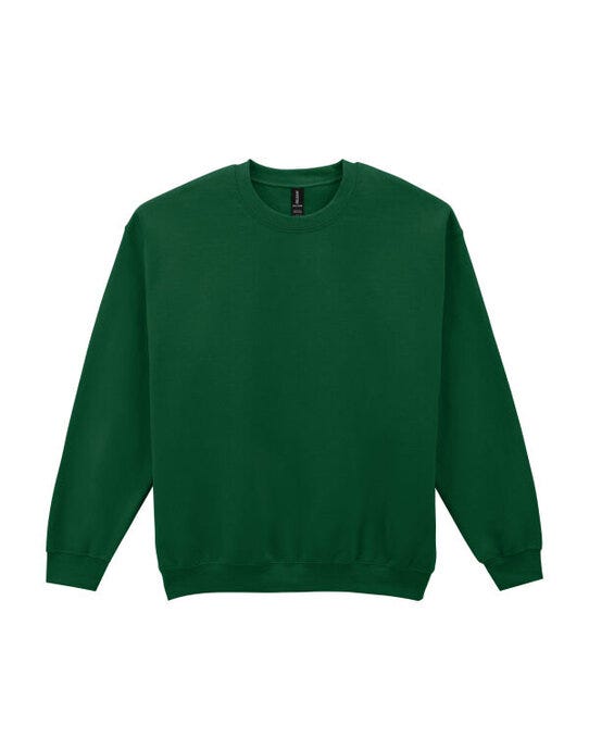 Gildan 18000 Heavy Blend Adult Crew Sweatshirt - Fan Dark Green