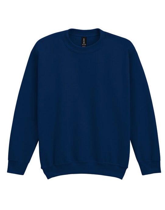 Gildan 18000B Heavy Blend Youth Crew Sweatshirt - Navy Blue