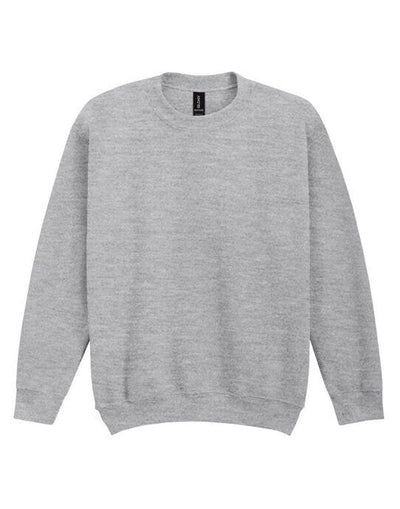 Gildan 18000B Heavy Blend Youth Crew Sweatshirt - Sport Grey