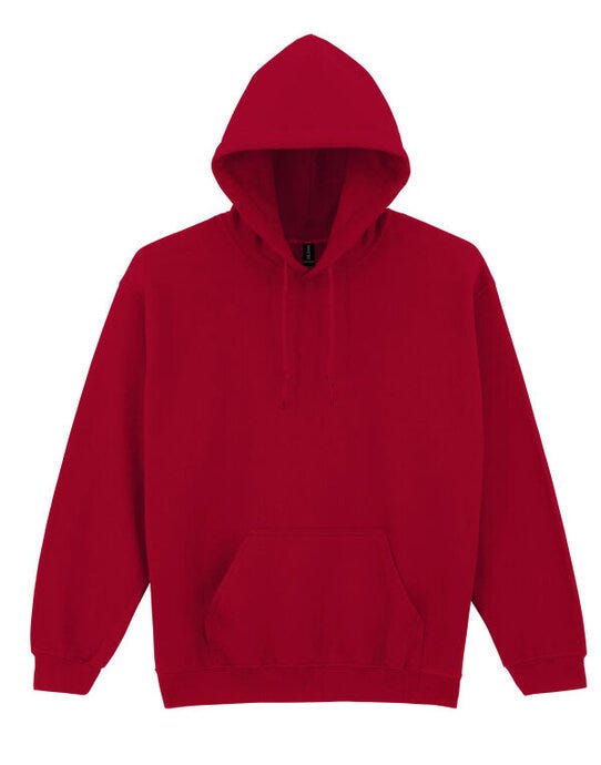 Gildan 18500 Heavy Blend Adult Hood Sweatshirt - Antique Cherry Red