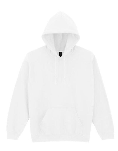 Gildan 18500 Heavy Blend Adult Hood Sweatshirt - White
