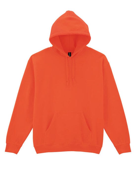 Gildan 18500 Heavy Blend Adult Hood Sweatshirt - Orange