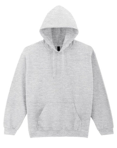Gildan 18500 Heavy Blend Adult Hood Sweatshirt - Ash Grey