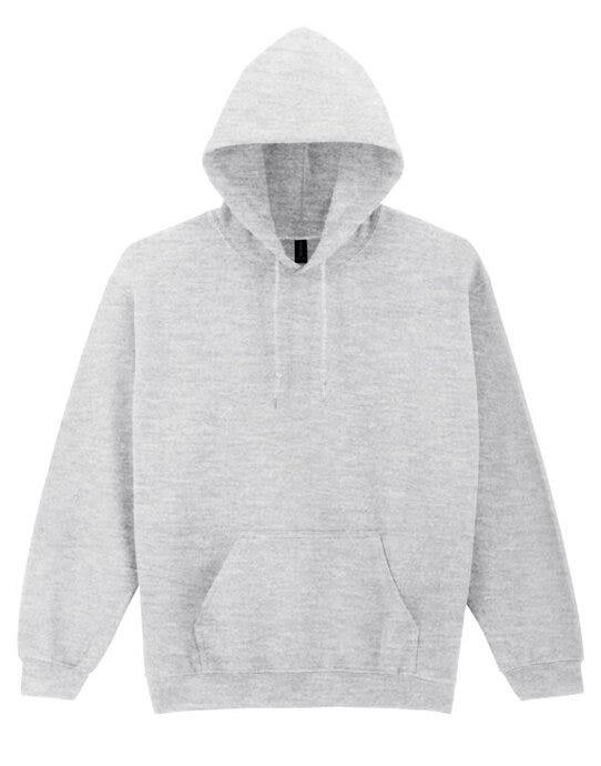 Gildan 18500 Heavy Blend Adult Hood Sweatshirt - Ash Grey