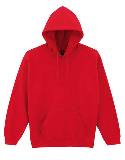 Gildan 18500 Heavy Blend Adult Hood Sweatshirt - Red