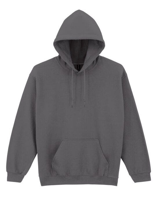 Gildan 18500 Heavy Blend Adult Hood Sweatshirt - Charcoal