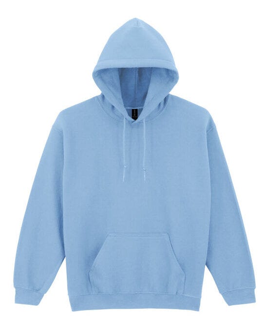 Gildan 18500 Heavy Blend Adult Hood Sweatshirt - Light Blue