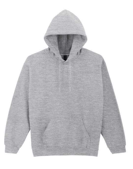 Gildan 18500 Heavy Blend Adult Hood Sweatshirt - Sport Grey