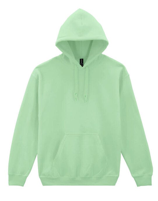 Gildan 18500 Heavy Blend Adult Hood Sweatshirt - Mint Green