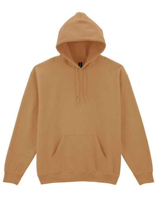 Gildan 18500 Heavy Blend Adult Hood Sweatshirt - Old Gold