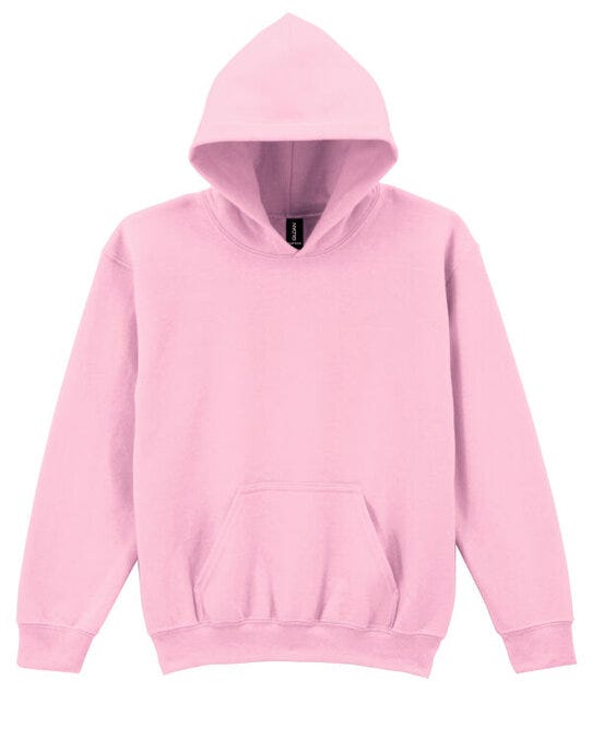 Gildan 18500B Heavy Blend Youth Hood Sweatshirt - Light Pink