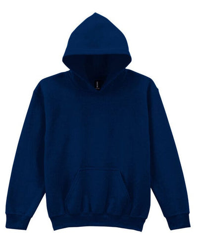 Gildan 18500B Heavy Blend Youth Hood Sweatshirt - Navy Blue