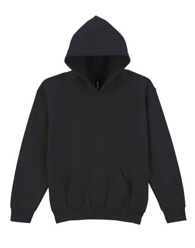 Gildan 18500B Heavy Blend Youth Hood Sweatshirt - Black