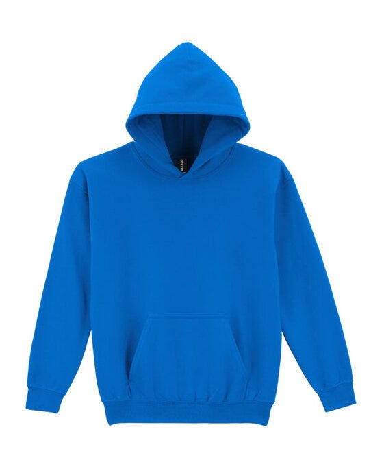 Gildan 18500B Heavy Blend Youth Hood Sweatshirt - Royal