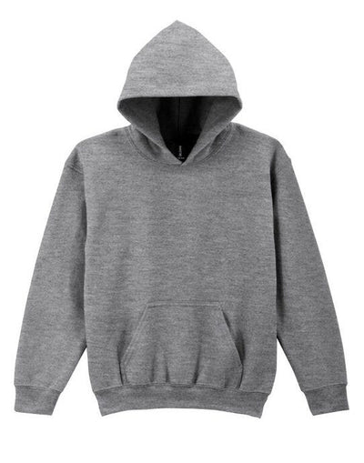 Gildan 18500B Heavy Blend Youth Hood Sweatshirt - Graphite Heather