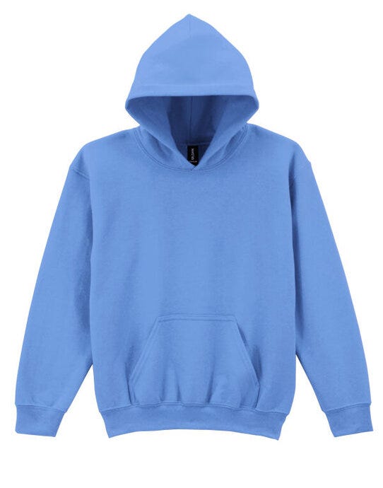 Gildan 18500B Heavy Blend Youth Hood Sweatshirt - Carolina Blue