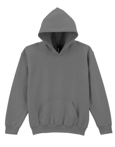 Gildan 18500B Heavy Blend Youth Hood Sweatshirt - Charcoal