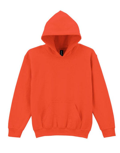 Gildan 18500B Heavy Blend Youth Hood Sweatshirt - Orange