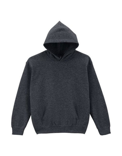 Gildan 18500B Heavy Blend Youth Hood Sweatshirt - Fan Charcoal Heather