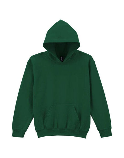 Gildan 18500B Heavy Blend Youth Hood Sweatshirt - Fan Dark Green
