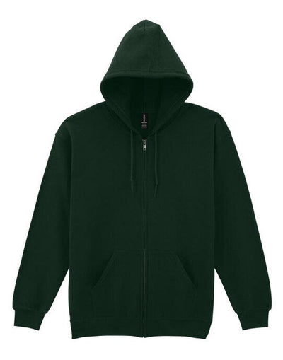 Gildan 18600 Heavy Blend Adult Zip Hood Sweat - Forest Green