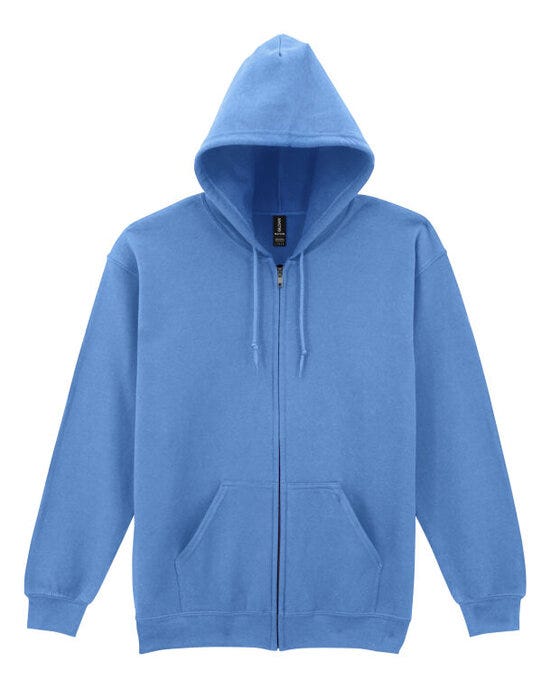 Gildan 18600 Heavy Blend Adult Zip Hood Sweat - Carolina Blue