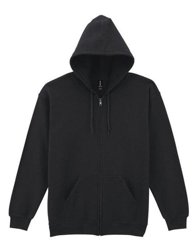 Gildan 18600 Heavy Blend Adult Zip Hood Sweat - Black