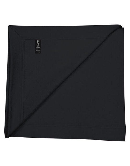 Gildan 18900 Heavyblend Fleece Stadium Blanket - Black