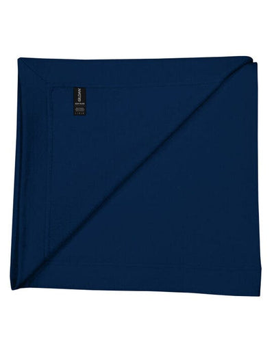 Gildan 18900 Heavyblend Fleece Stadium Blanket - Navy Blue