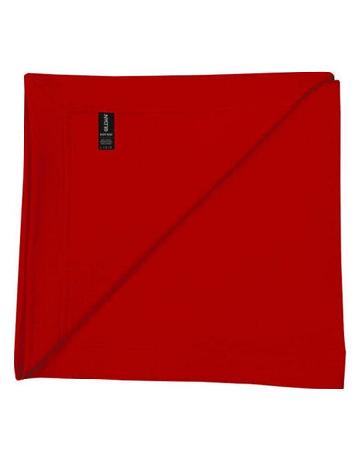 Gildan 18900 Heavyblend Fleece Stadium Blanket - Red