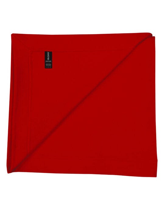 Gildan 18900 Heavyblend Fleece Stadium Blanket - Red