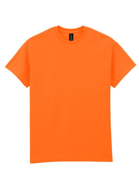 Gildan 2000 Ultra Cotton Adult T-Shirt - Safety Orange
