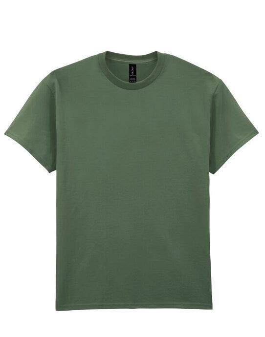 Gildan 2000 Ultra Cotton Adult T-Shirt - Military Green