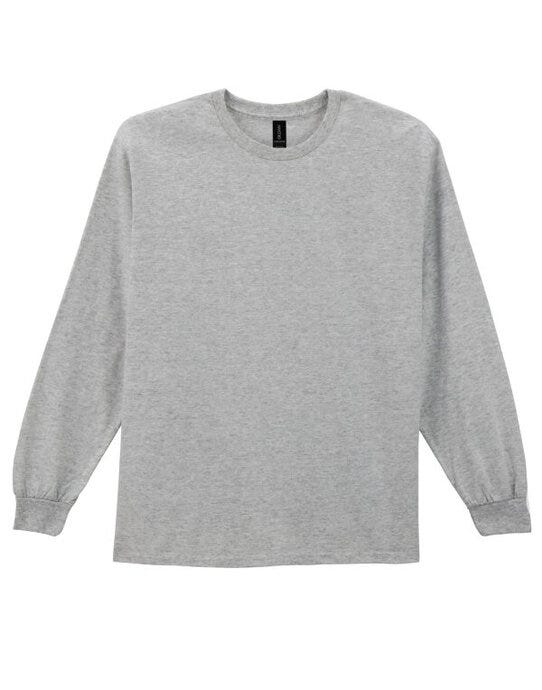 Gildan 2400 Ultra Cotton Adult L/Sleeve Tee - Sport Grey