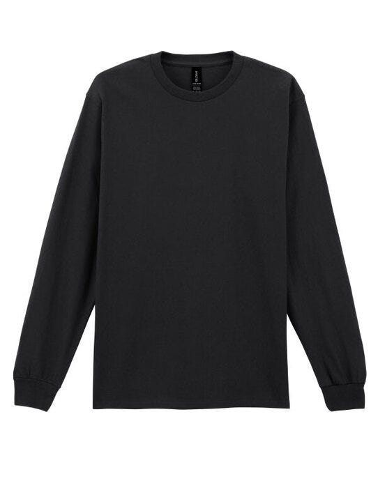 Gildan 2400 Ultra Cotton Adult L/Sleeve Tee - Black