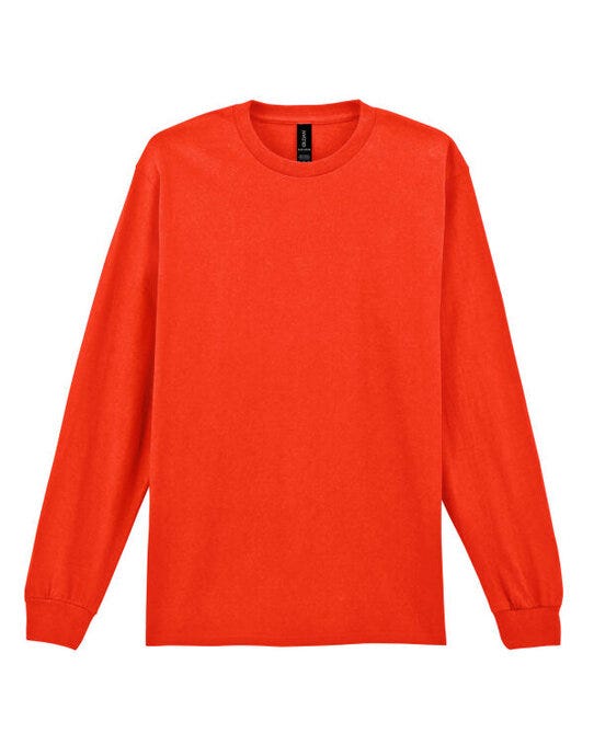 Gildan 2400 Ultra Cotton Adult L/Sleeve Tee - Orange