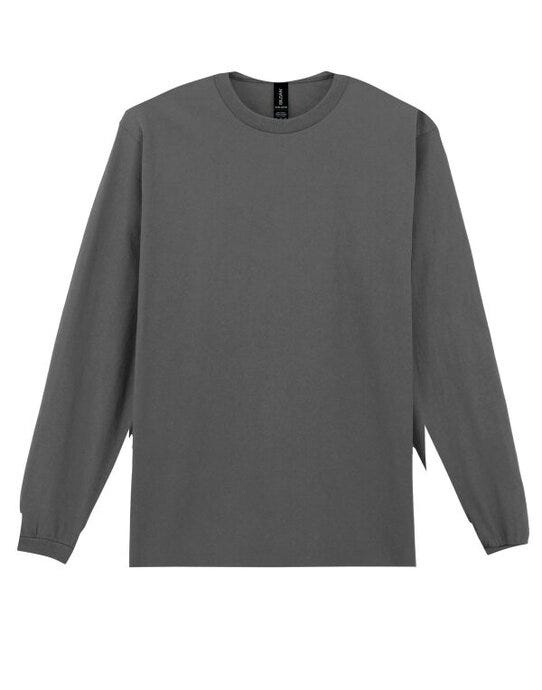 Gildan 2400 Ultra Cotton Adult L/Sleeve Tee - Charcoal