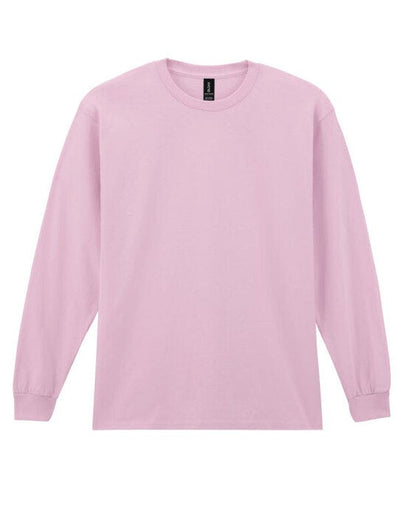 Gildan 2400 Ultra Cotton Adult L/Sleeve Tee - Light Pink