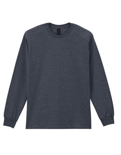 Gildan 2400 Ultra Cotton Adult L/Sleeve Tee - Dark Heather