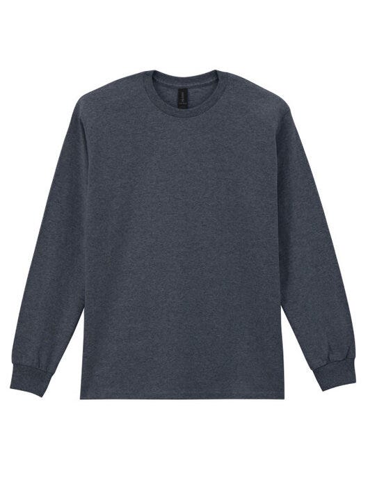 Gildan 2400 Ultra Cotton Adult L/Sleeve Tee - Dark Heather