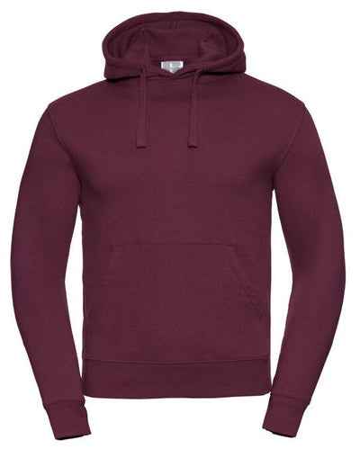 Russell Athletic 265M Russell Mens Authentic Hooded Sweat - Burgundy